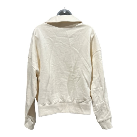 EXPRESS Cream Sweatshirt - Picture 2 of 3